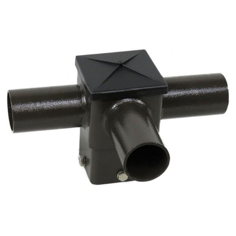 Tenon Adaptor for 4 Inch Square Poles with 3 Horizontal 90 Degree Tenons